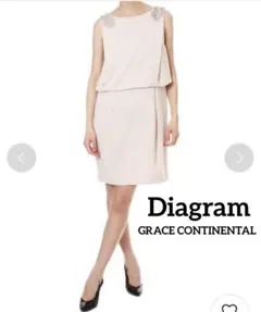 C*o様 ダイアグラム グレースコンチネンタル タッククロスドレープワンピース