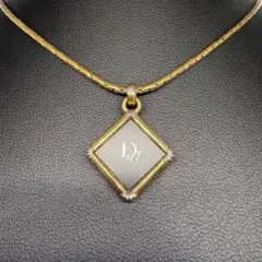 Dior ディオール ネックレス CD ロゴ スネークチェーン ゴールド