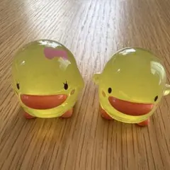 マザーグースの森　ぴよちゃん　フィギュア　ソフビ　クリア　陶器　レジン マザーグースの森 ぴよちゃん クリア フィギュア 平成レトロ - メルカリ