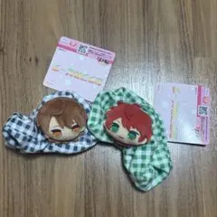 カラフルピーチマスコット付きシュシュ