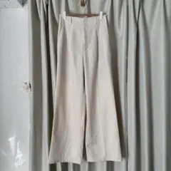 GU スラックス パンツ アイボリー 春夏用
