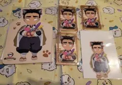 鬼滅の刃　ナンジャタウン　悲鳴嶼行冥　缶バッジ　クリアカード　POP　ステッカー