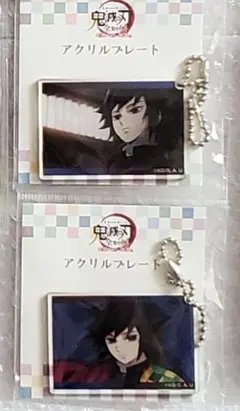 鬼滅の刃　全集中展　アクリルプレート(アクリルチャーム)　冨岡義勇