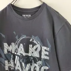 adidasアディダス MAKE HAVOC Tシャツ ビッグロゴ ブラック M