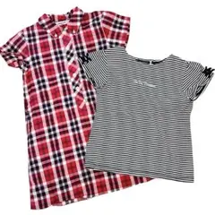 【2点セット】ファミリア ワンピース120 ベベ Tシャツ 130