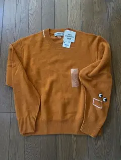 ユニクロ アニヤ ANYA HINDMARCH コラボ セーター オレンジ M