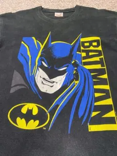 ★雰囲気抜群‼️好プリント‼️神サイズ★80s バットマン Tシャツ 黒 ©️1989