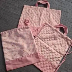 入園入学バッグ レッスンバッグ セット