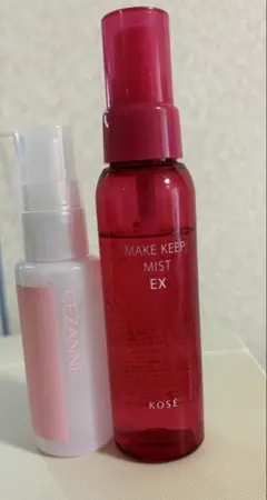 CEZANNE Make Fix Mist&KOSE MakeKeepMist