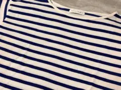 ボーダー 半袖Tシャツ ボートネック