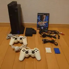 PS2 黒 ソフト、マルチタップ、メモリーカードセット