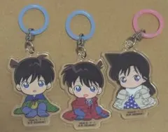 名探偵コナン ちぢませ隊 ふらっと めじるしチャーム 工藤新一A B 毛利蘭