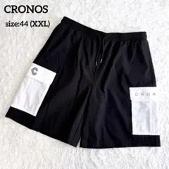 大きいサイズXXL✨CRONOS クロノス ショートパンツ ブラック ロゴのサムネイル
