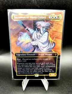 MTG 多彩なるサルマン #0075 サージフォイル 英語版 MTG 多彩なるサルマン #0075 サージフォイル 英語版 - メルカリ