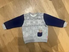 ミキハウス　裏起毛トップス　90cm