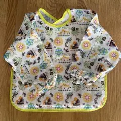 動物柄の子供用お食事エプロン