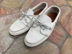 ま*ぷ様 Danner 厚底 ダナー ホワイトレザーデッキシューズのサムネイル