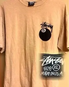 OLD Stussy オールドステューシー 8ボールロゴ Tシャツ XL 黒タグ