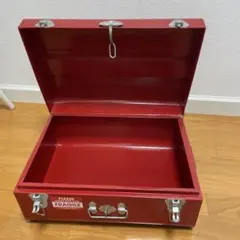スチールメタル ツールボックス 収納ケース　ブリキ　ヴィンテージ　アメリカ雑貨 スチールメタル ツールボックス 収納ケース ブリキ ヴィンテージ