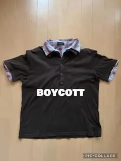 BOYCOTT ブラウス重ね着風ポロシャツのサムネイル