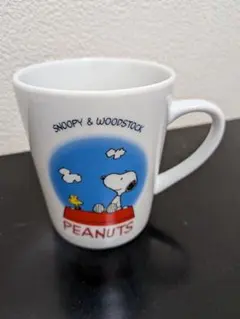 2点セットPEANUTS スヌーピー＆ウッドストック マグカップ 非売品