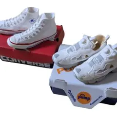 コンバース　ポンプ　ミニチュア　カプセルトイ　ガチャガチャ