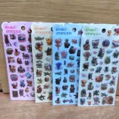 お正月セール！！イタリアンブレインロットぷくぷくシール４枚セット　ボンドロシール