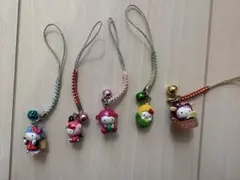 ハローキティ ご当地キティ　ストラップ　5個セット