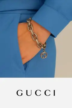 b*a様 GUCCI アンカーチェーン ブレスレット シェーヌダンクル 極美品】GUCCI アンカーチェーン ブレスレット シェーヌダンクル