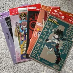 A4クリアファイル 6枚セット