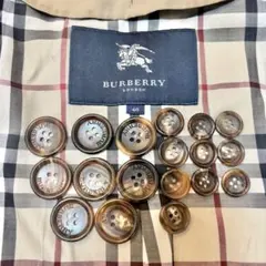 本日限定値下げ【正規品】格安✨バーバリー ボタンセット 刻印入 Burberry
