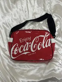 未使用　　コカコーラ　エナメルショルダーバッグ