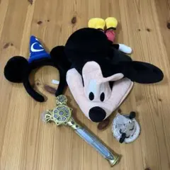 ミッキーマウス カチューシャ ファンキャップ　ステッキ　など　まとめ売り