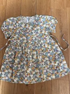 花柄半袖ワンピース