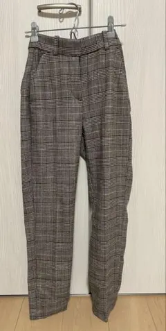 H&M チェック柄パンツ 32