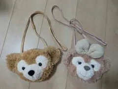 ダッフィー シェリーメイ ポシェット パスケース コインケース ペア おそろい