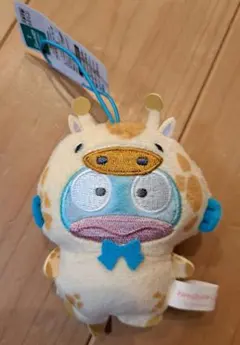 サンリオキャラクターズ　どうぶつ着ぐるみマスコット　キリン　ハンギョドン