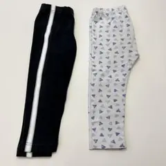 ユニクロ 90センチ パンツ ズボン リラックスフィットレギンス 10分丈