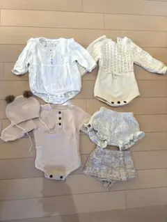 70 80ロンパース 韓国子供服 セット売り