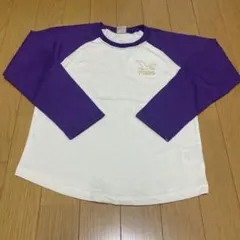 新品！プティマイン　白　ロンT プテラノドン　ロゴ入り　130サイズのサムネイル