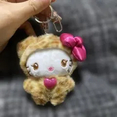 ハローキティ　キティ　ヒョウ柄　レオパード柄　ギャルクマ　キーホルダー　チャーム
