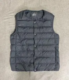 ツ*！様 ★無印良品 ダウンベスト（ネイビー／Lサイズ）★