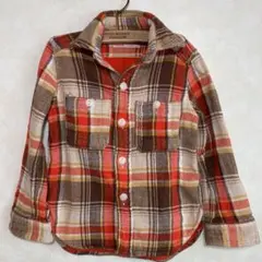 デニム&ダンガリー 110 ダブルガーゼチェックシャツ