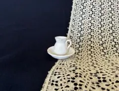 極希少 19世紀 クレイユモントロー ディネット リムが美しい 食器 2点