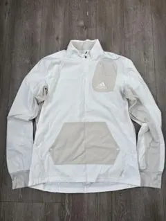 adidas ハーフジップウィンドブレーカー ホワイト
