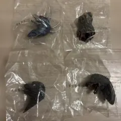 一番くじゴジラ　モンスターヘッドマグネット　４点セット