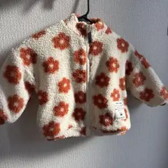 ベビーアウター　キッズアウター　花柄　ブルゾン