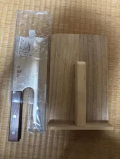 関鍛冶 麺切り包丁 木製裁断板付き - メルカリ