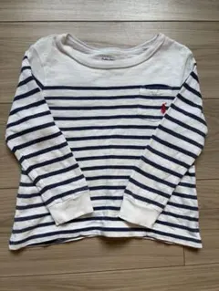 Ralph Lauren ストライプ 長袖Tシャツ 18M