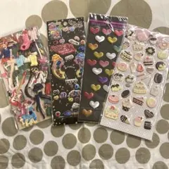 ぷくぷくシール きせかえ シール 4枚セット